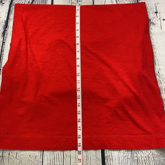 BANANA REPUBLIC Red Dress Size: Large/Petite - Picture 11 of 17